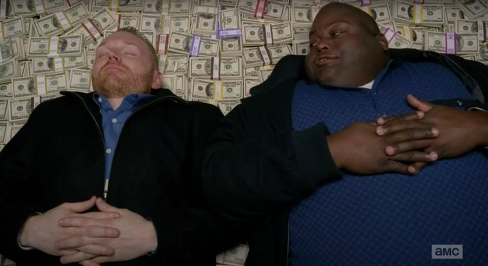 Huell (right) in ‘Breaking Bad' (AMC)