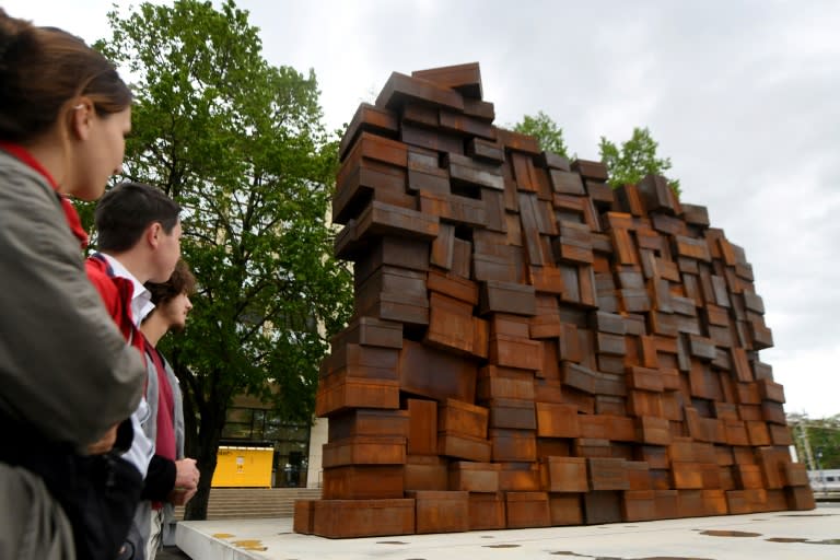 The long-awaited memorial in Zagreb (AFP/DENIS LOVROVIC)
