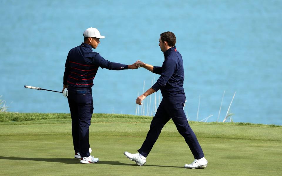 Xander Schauffele and Patrick Cantlay dominated from the get-go - GETTY IMAGES