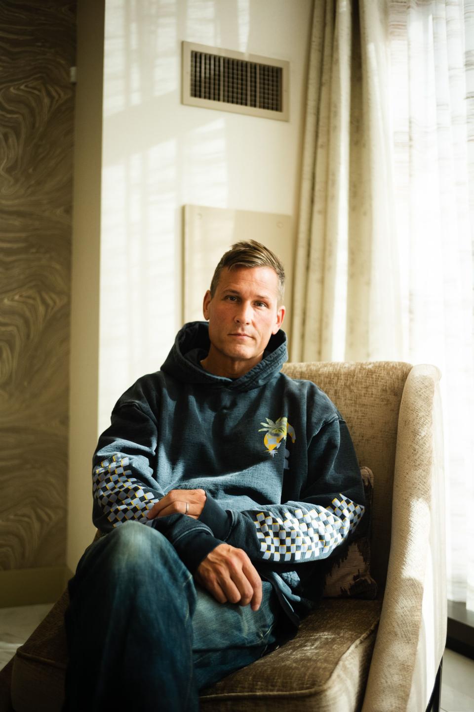 Ryan “Kaskade” Raddon poses for a portrait at Conrad Las Vegas at Resorts World in Las Vegas on May 20, 2023. | Ryan Sun, Deseret News