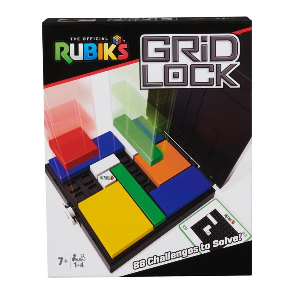 The packaging for the Rubik's Gridlock Game.
