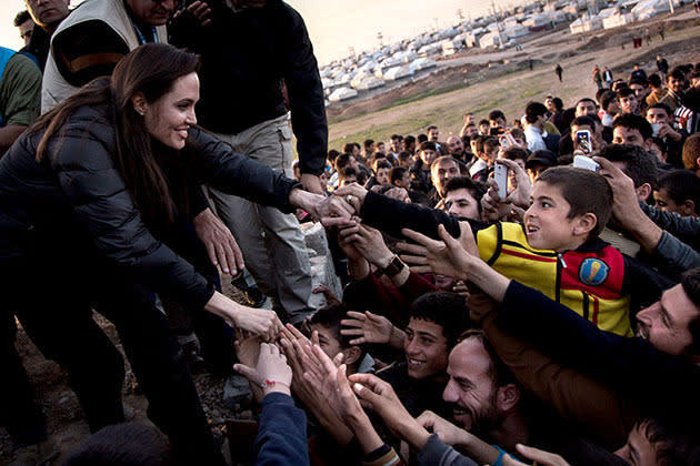 Angelina Jolie in Iraq.