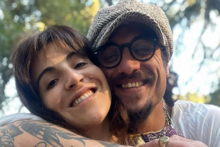 Daniel Osvaldo y Gianinna Maradona fueron pareja durante varios años (Foto Instagram @giamaradona)