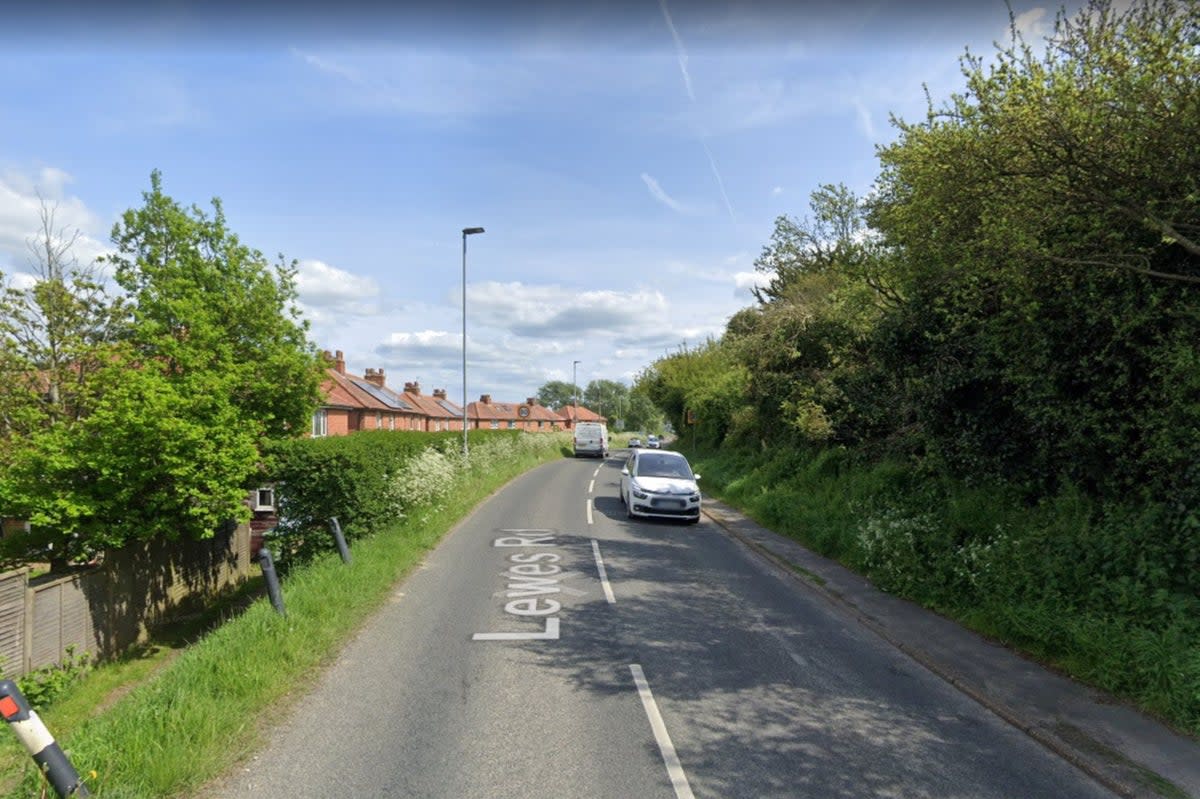 Lewes Road where the couple were found dead (Google Maps )