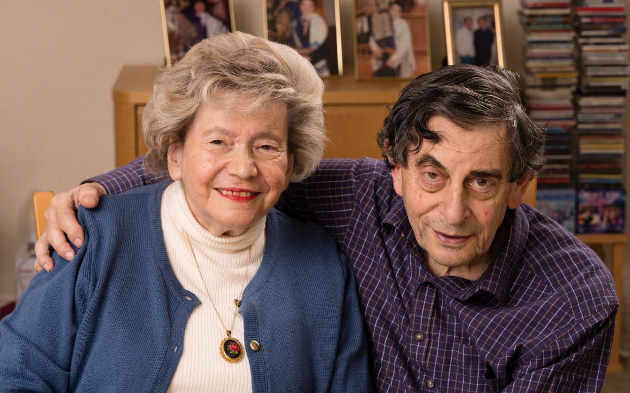 David and Charlotte Lang last month undertook a joint bar and bat mitzvah, aged 83 and 82 respectively - Andrew Crowley