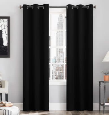 A set of thermal blackout curtain panels (69% off list price)