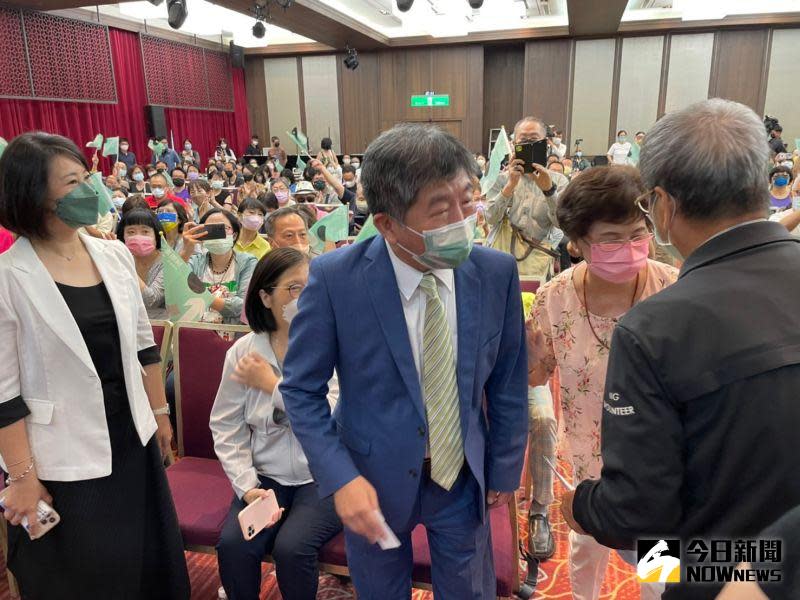 ▲陳時中出席「有志一同，台北更好 阿中與志工相見歡」活動。（圖／記者黃宣尹攝，2022.08.12）