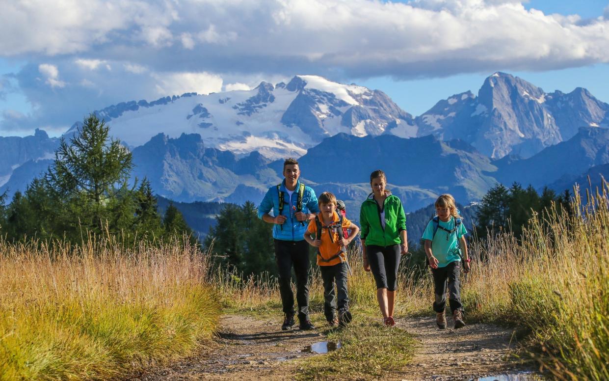 Head to the mountains for an active break with children