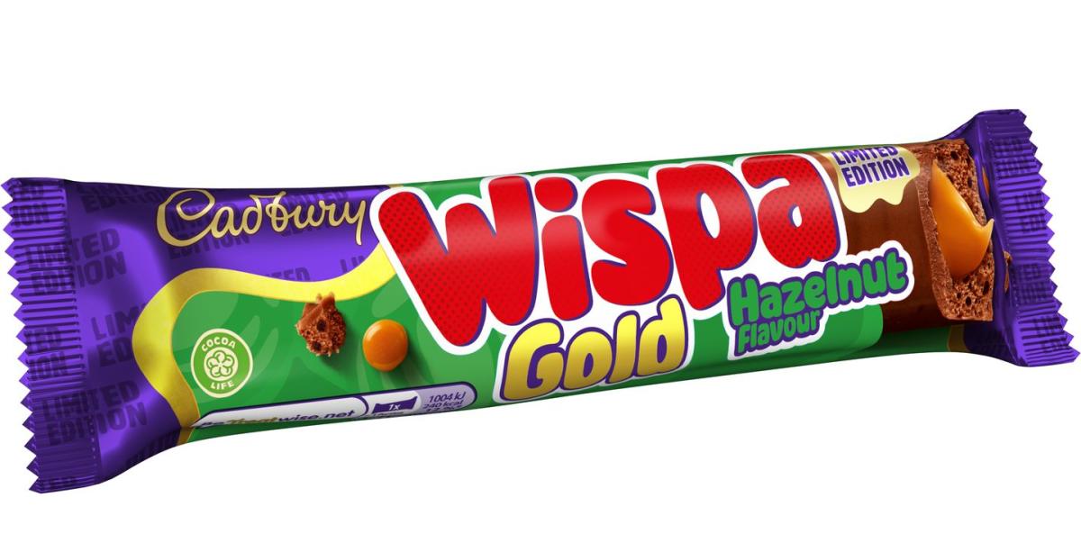 Cadbury Launches Limited Edition Wispa Gold Hazelnut Bar