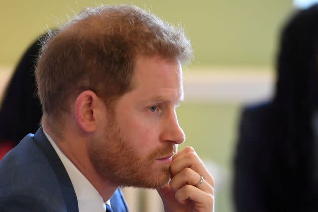 Britain's Prince Harry, Duke of Sussex, attends a roundtable discussion on gender equality with The Queen's Commonwealth Trust (QCT) and One Young World at Windsor Castle, Windsor, Britain October 25, 2019. Jeremy Selwyn/Pool via REUTERS/File Photo (Photo: POOL via REUTERS)