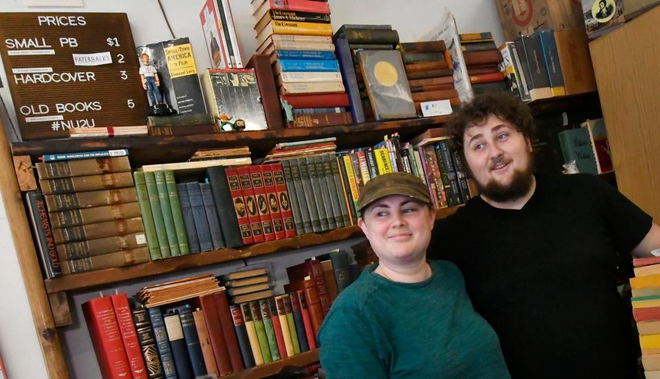 Sister and brother Rochelle and Jeremy Hack are owners of NU2U Books in Melbourne, which has hundreds of thousands of paperbacks, hardbacks and more. The store is open from noon to 5 p.m. Tuesday through Saturday.