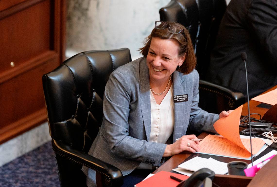 Rep. Megan Blanksma, R-Hammett, introduced a bill to kill a bipartisan committee that oversees the Office of Performance Evaluations and move the office to a partisan council.