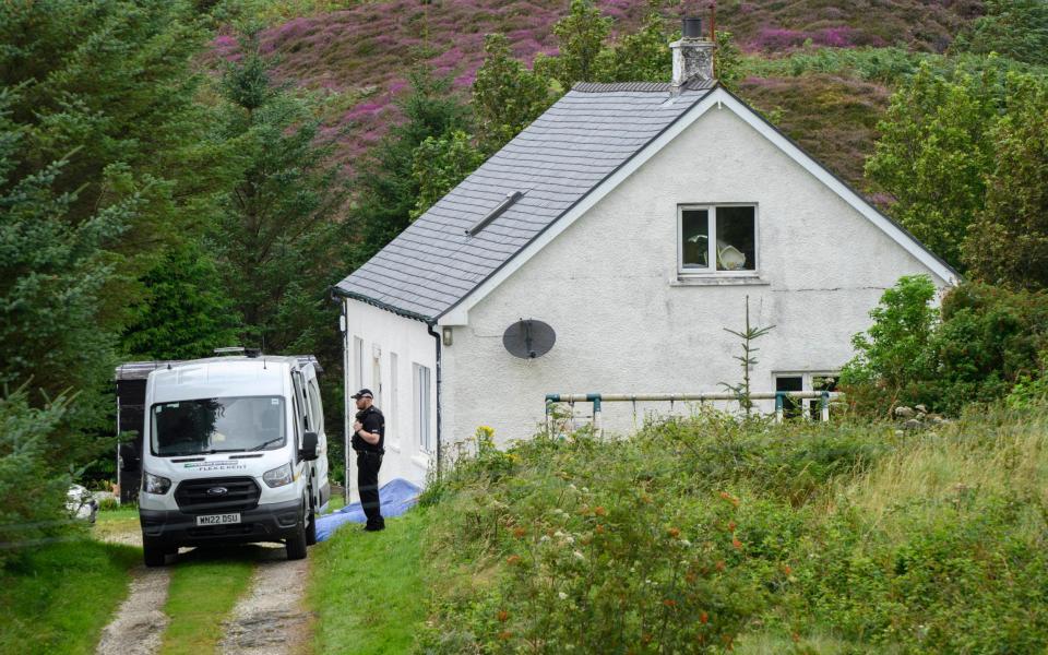 Police at the scene of an incident in Tarskavaig - John Linton/PA