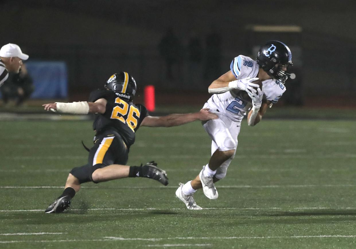 After helping Buena win the league title and reach a CIF-SS final,  Jake Murphy (right) was named the Pacific View League Player of the Year.