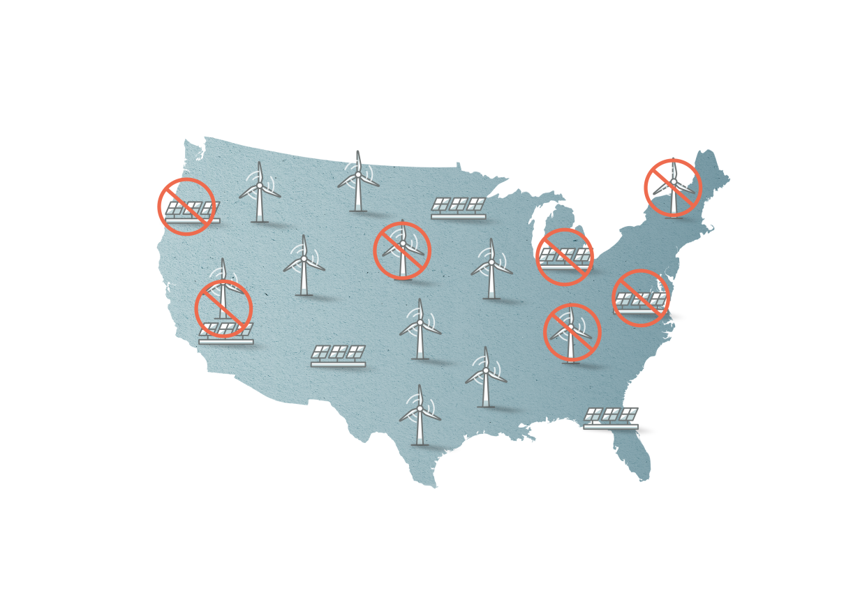 The clock is ticking toward a deadline to meet clean-energy standards. But USA TODAY's analysis finds more local governments are banning clean energy.