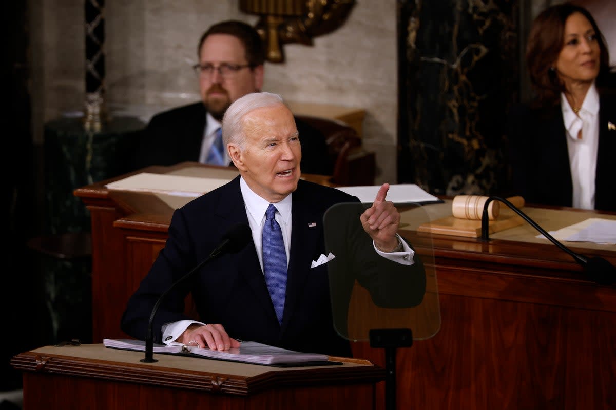 President Joe Biden delivers the State of the Union address (Getty Images)