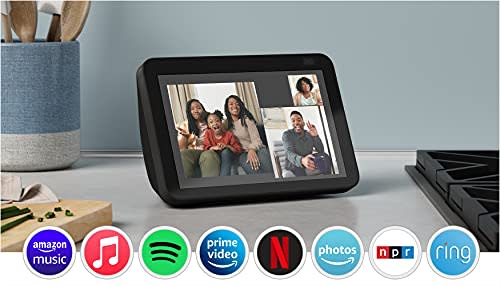 All-new Echo Show 8 (2nd Gen, 2021 release) | HD smart display with Alexa and 13 MP camera | Ch…