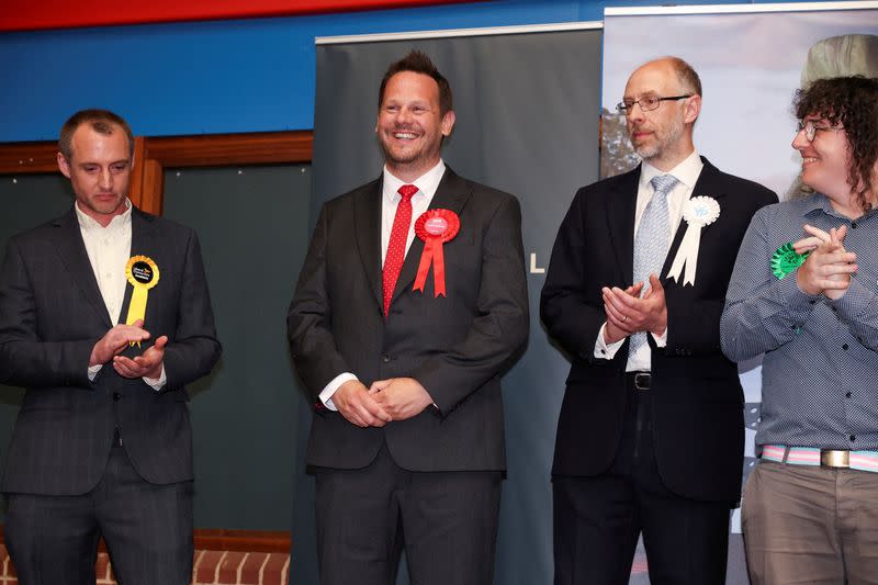 Labour party candidate Simon Lightwood wins by-election in Wakefield