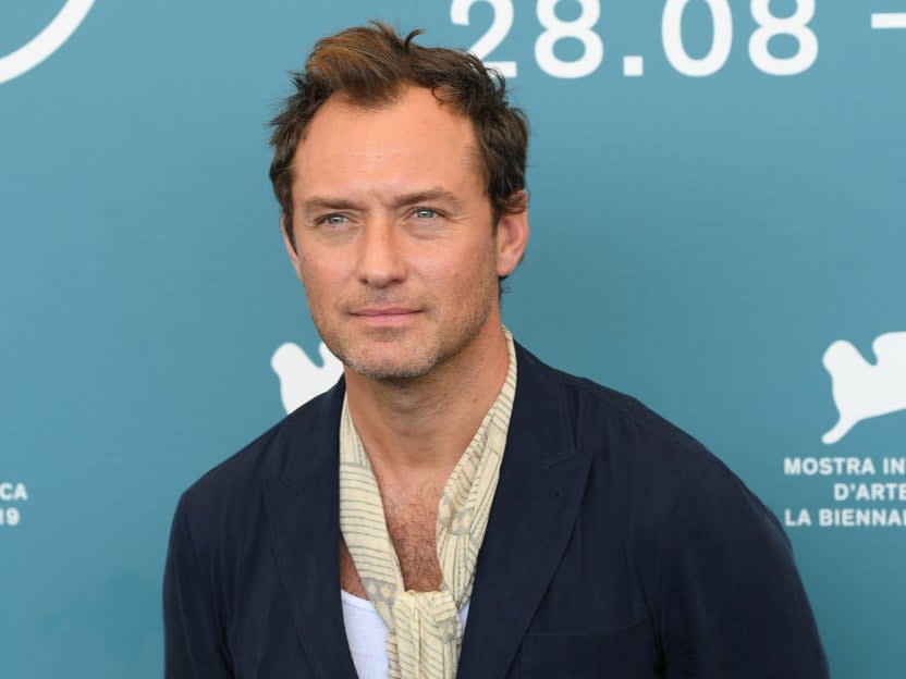 Jude Law attends a photocall for 'The New Pope' during the Venice Film Festival on 1 September 2019 (Pascal Le Segretain/Getty Images)