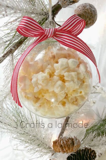 23) Glass Popcorn Ornaments