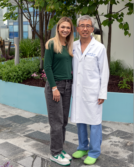 Through annual visits to Boston Children's Hospital, Reagan Devlin and her family have remained friends with Heung Bae Kim, the surgeon who performed a lifesaving liver transplant for her when she was about a month old.