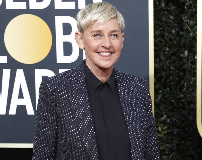 A closeup of Ellen