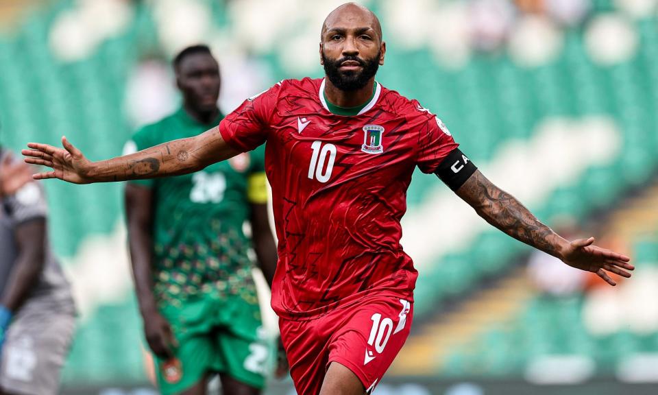 <span>Emilio Nsue was Equatorial Guinea captain and the overall top scorer at this year’s Afcon tournament.</span><span>Photograph: Franck Fife/AFP/Getty Images</span>