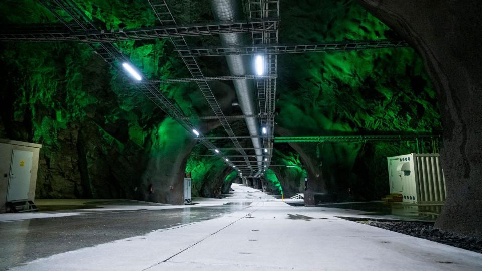 Northern Data Rechenzentrum in der Lefdal-Mine in Norwegen.