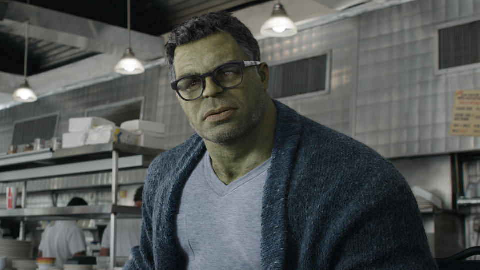 Mark Ruffalo as Hulk in 'Avengers: Endgame'. (Credit: Marvel/Disney)