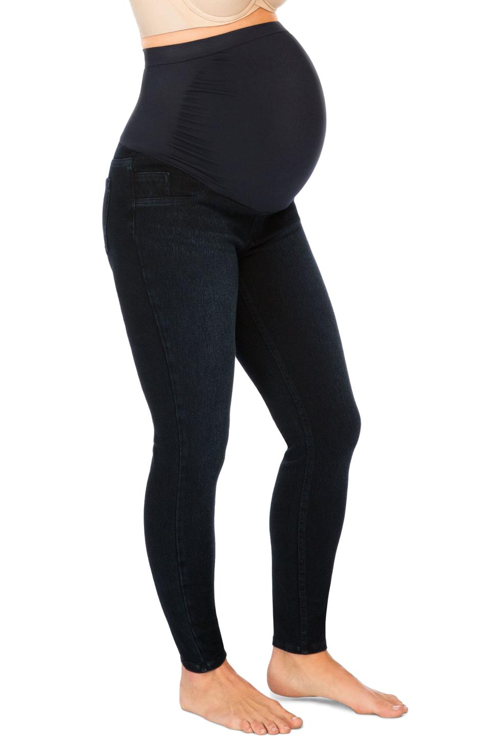 9) Mama Ankle Jean-ish Maternity Leggings