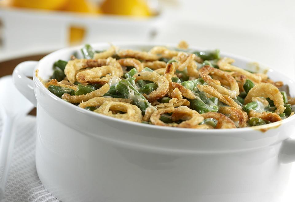 Campbell's classic green bean casserole is a Thanksgiving favorite.