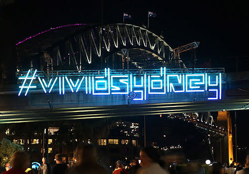 Vivid Sydney is an annual event celebrating the themes of music, light and ideas throughout the city - check out some of the best light installations from this year's festival.