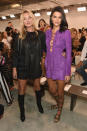 <p>Models Kate Moss and Kendall Jenner pose at the Longchamp Spring 2019 show during New York Fashion Week at the World Trade Center on September 8, 2018 in New York City. (Photo: Dimitrios Kambouris/Getty Images) </p>