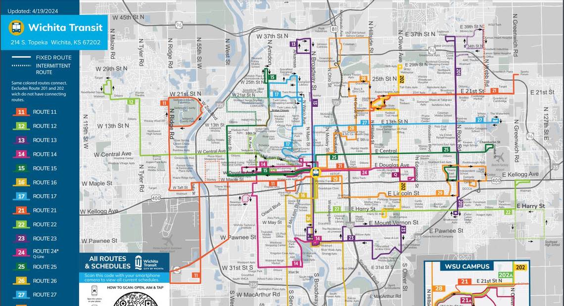 Wichita Transit announced that it’s waiving all bus fares until further notice on Thursday due to a cyber attack on the city’s IT infrastructure that has shut down the city’s online payment options.