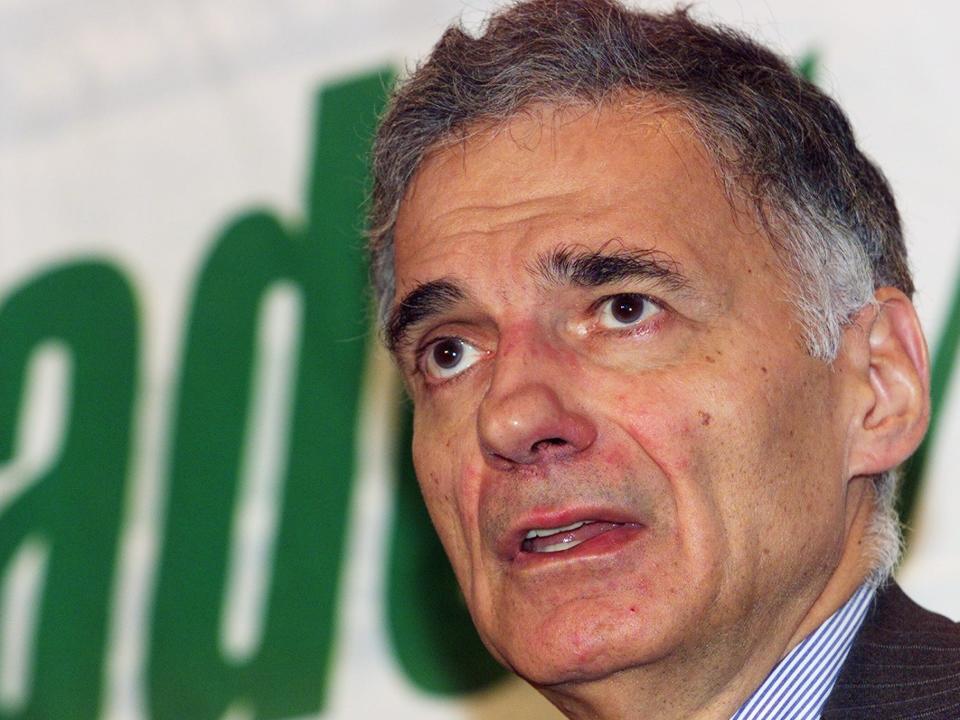 Green Party candidate Ralph Nader
