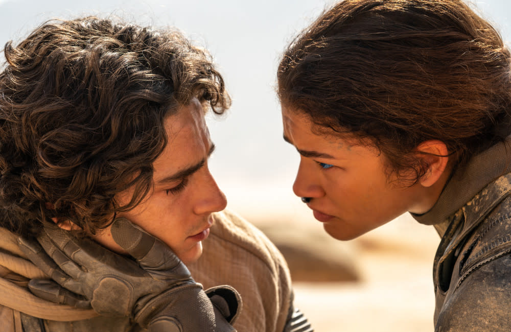 Timothee Chalamet and Zendaya star in the second Dune movie credit:Bang Showbiz