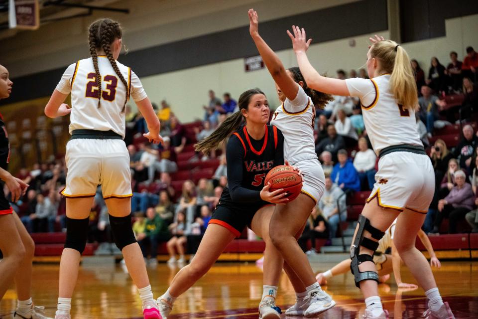 Valley's Elise Jaeger has averaged over 13 points per game en route to leading the Tigers to the state tournament.
