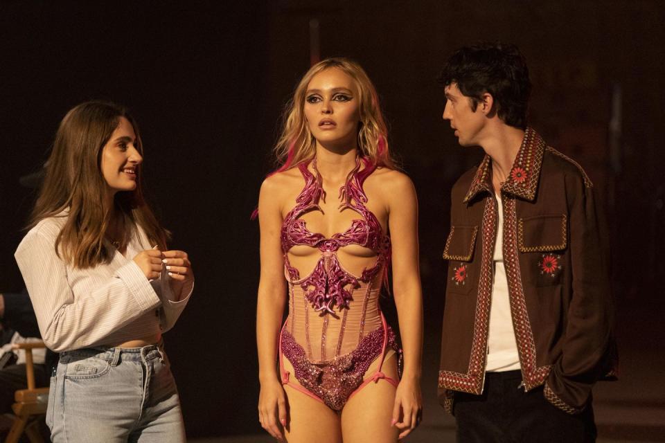 rachel sennott, lilyrose depp, troye sivan, the idol