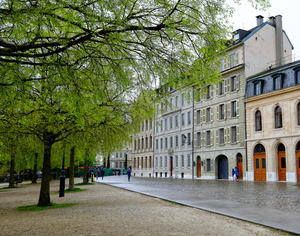 A park in Old Geneva