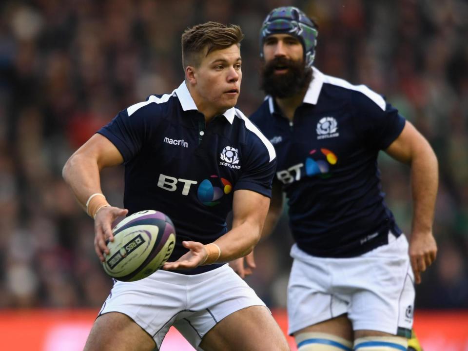 Jones plays his rugby in South Africa and joined the Scottish set-up last summer (Getty)