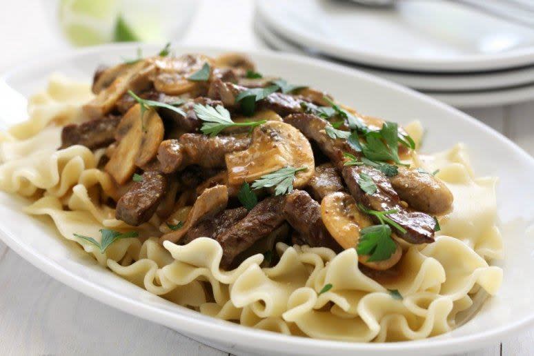 Slow-Cooker Beef Stroganoff