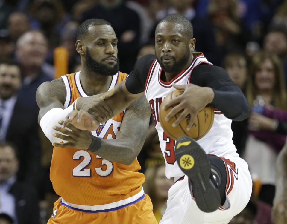 Is LeBron James holding out hope Dwyane Wade could join him in Cleveland? (AP)