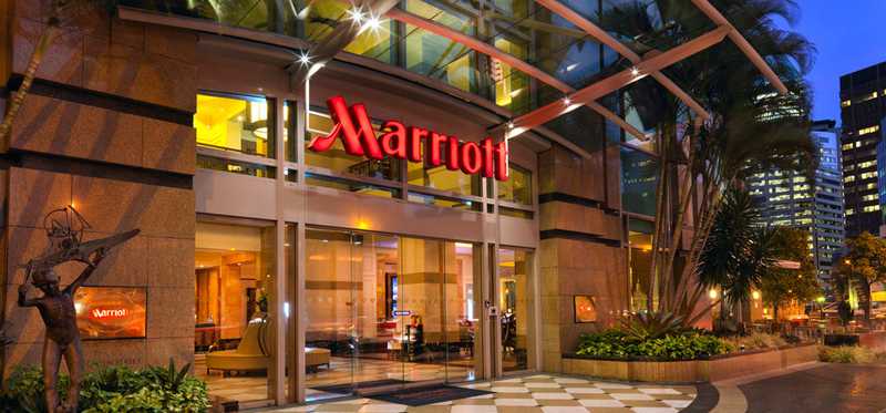 A Marriott hotel in Brisbane.