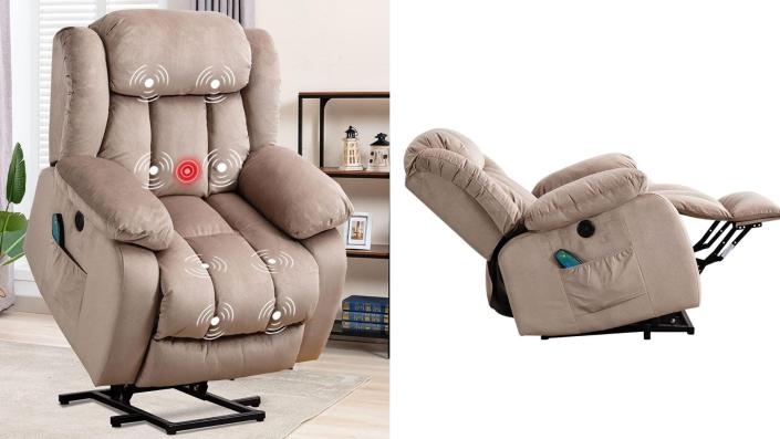 This chair features 10 massage modes for ultimate comfort.