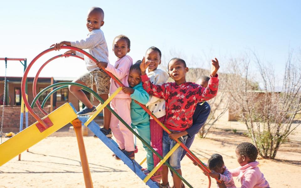 Children at the Tshameka school - Micky Wiswedel