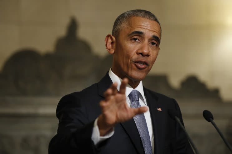 President Obama in Athens, Greece. (Photo: Pablo Martinez Monsivais/AP)