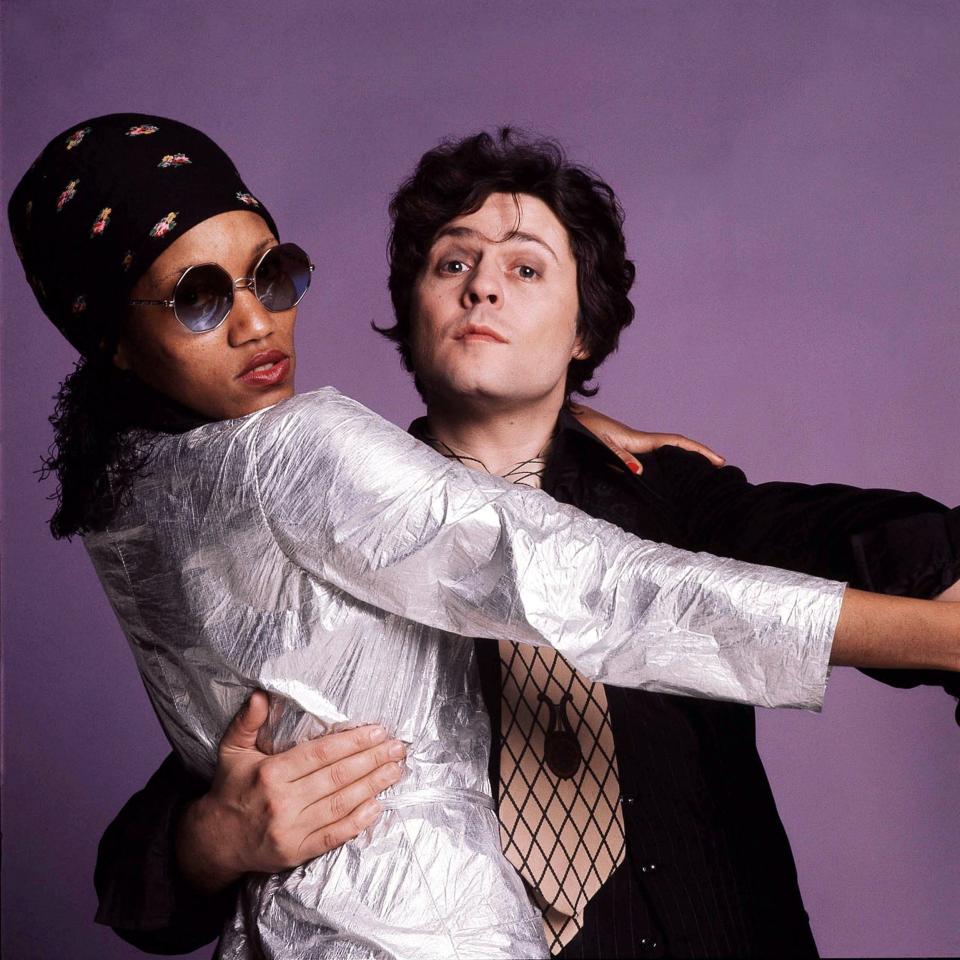 Marc Bolan and Gloria Jones in 1977 -  Michael Putland/Hulton