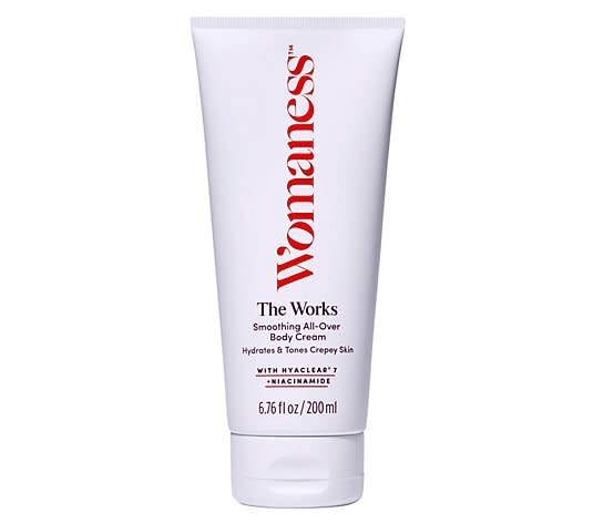 menopause-skin-Womaness The Works Smoothing All-Over Body Cream