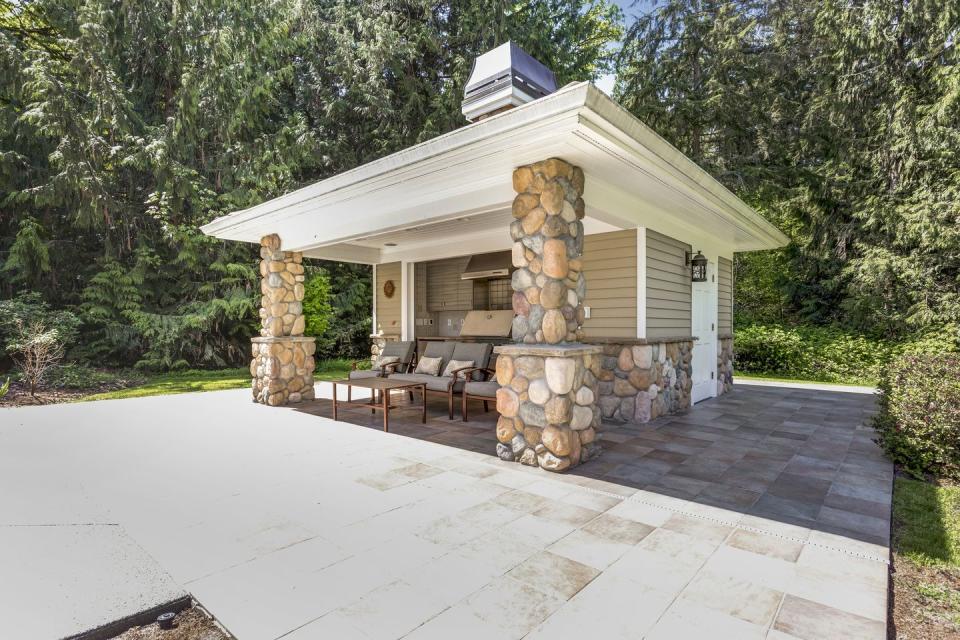outdoor kitchen ideas stone nook