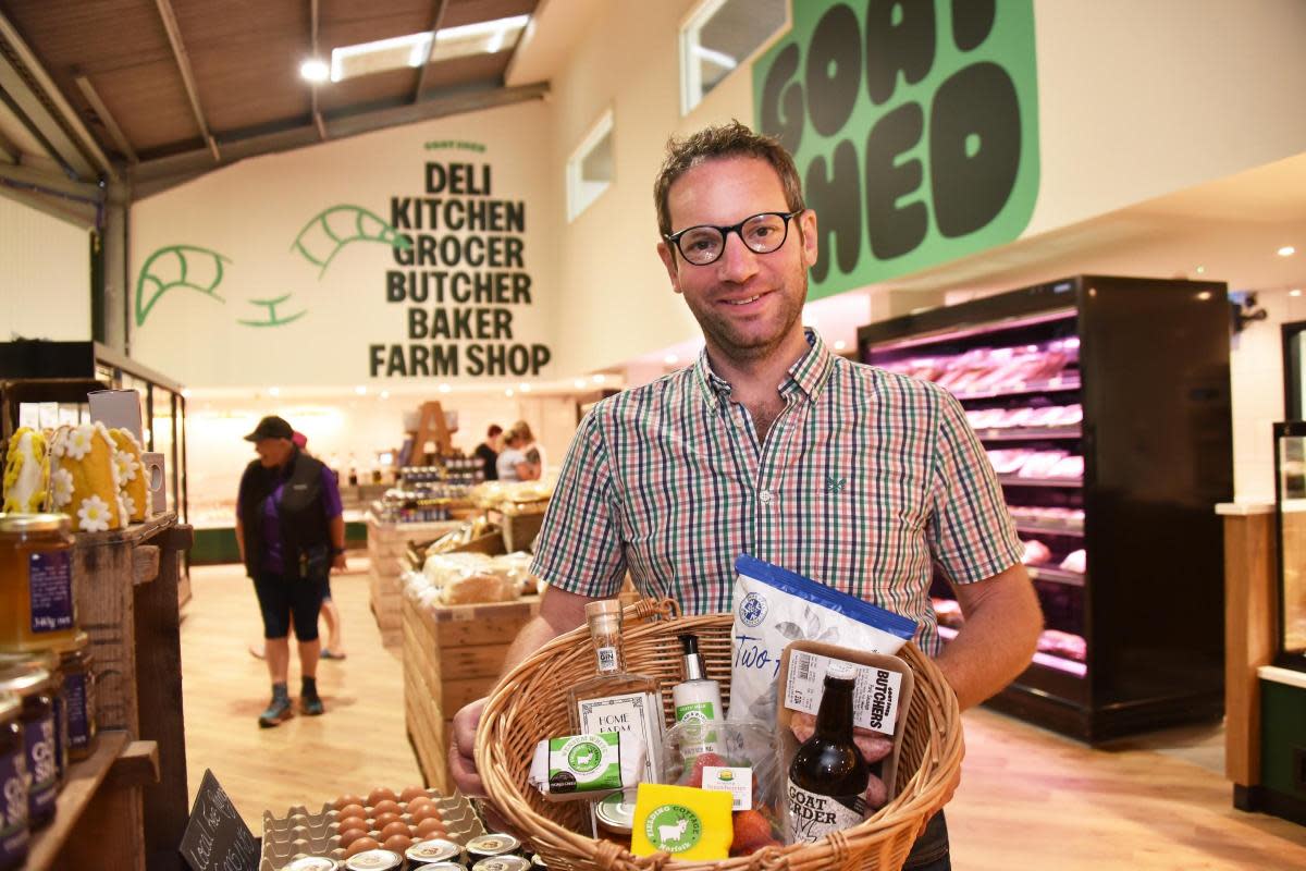 Owner Sam Steggles in the new deli, butchery and bakery section of the Goat Shed in Honingham Picture: Denise Bradley <i>(Image: Newsquest)</i>